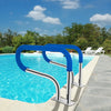 VEVOR Pool Handrail, 32 x 22.5 Swimming Pool Stair Rail, 304 Stainless Steel Stair Pool Hand Rail Rated 375lbs Load Capacity, Pool Rail with Quick Mount Base Plate, and Complete Mounting Accessories