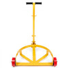 VEVOR 55 Gallon Drum Dolly, 1200 lbs Load Capacity, Barrel Dolly Cart Drum Caddy Round Dolly Steel Low Profile, Heavy Duty Steel Frame with Adjustable Handle 3 Wheels, for Workshop Factory Warehouse
