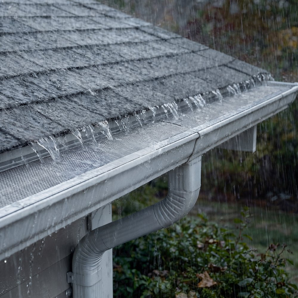VEVOR Gutter Guard, 6 in Aluminum Gutter Cover with Stainless Steel Micro Mesh, Heavy-Duty 48ft Length, 0.04in Thick, Leaf Guard for Debris and Pine Needles, Easy DIY Install, Screws Included, 12 PCS