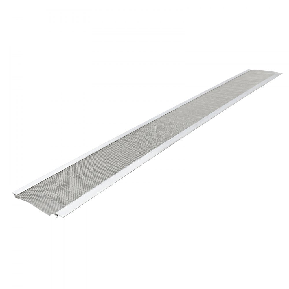 VEVOR Gutter Guard, 6 in Aluminum Gutter Cover with Stainless Steel Micro Mesh, Heavy-Duty 48ft Length, 0.04in Thick, Leaf Guard for Debris and Pine Needles, Easy DIY Install, Screws Included, 12 PCS