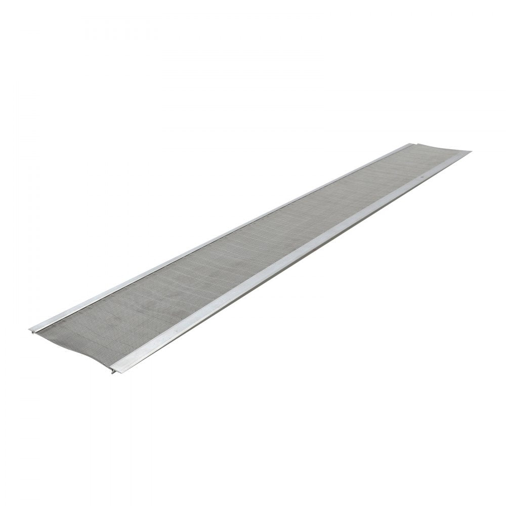 VEVOR Gutter Guard, 5 in Aluminum Gutter Cover with Stainless Steel Micro Mesh, Heavy-Duty 100ft Length, 0.04in Thick, Leaf Guard for Debris and Pine Needles, Easy DIY Install, Screws Included, 20 PCS