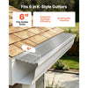 VEVOR Gutter Guard, 6 in Aluminum Gutter Cover with Stainless Steel Micro Mesh, Heavy-Duty 100ft Length, 0.04in Thick, Leaf Guard for Debris and Pine Needles, Easy DIY Install, Screws Included, 20 PCS