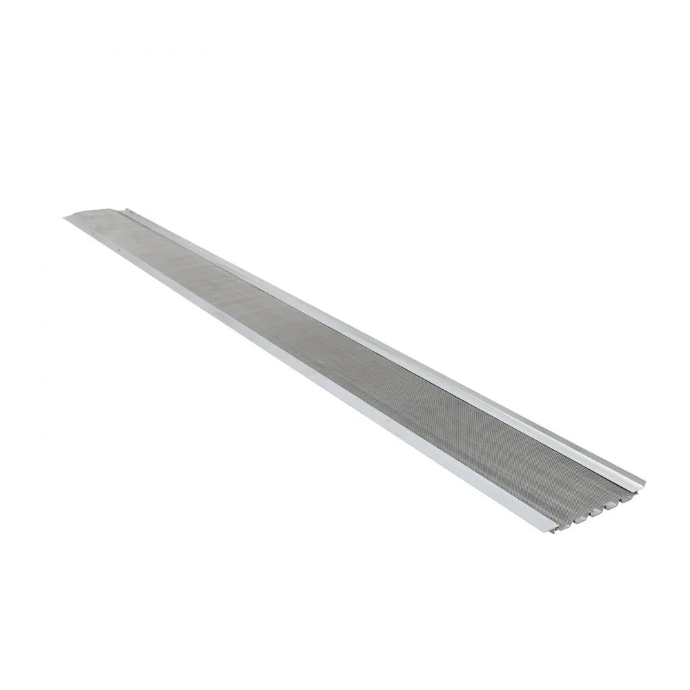 VEVOR Gutter Guard, 6 in Aluminum Gutter Cover with Stainless Steel Micro Mesh, Heavy-Duty 100ft Length, 0.04in Thick, Leaf Guard for Debris and Pine Needles, Easy DIY Install, Screws Included, 20 PCS