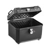 VEVOR Motorcycle Top Case 45L Universal Waterproof ABS Motorcycle Tail Case, Detachable Motorbike Top Box with Security Lock & Leather Liner for Luggage Storage