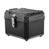 VEVOR Motorcycle Top Case 45L Universal Waterproof ABS Motorcycle Tail Case, Detachable Motorbike Top Box with Security Lock & Leather Liner for Luggage Storage
