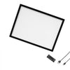VEVOR Light Board, A3 LED Light Pad with 6 Level Dimmable Brightness, Rechargeable Light Table for Tracing, Light Box for Diamond Painting, Animation, Sketching, Drawing, Stenciling, Artists (Black)