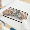 VEVOR Light Board, A3 LED Light Pad with 3 Level Dimmable Brightness, USB Powered Light Table for Tracing, Light Box for Diamond Painting, Animation, Sketching, Drawing, Stenciling, Artists (Black)