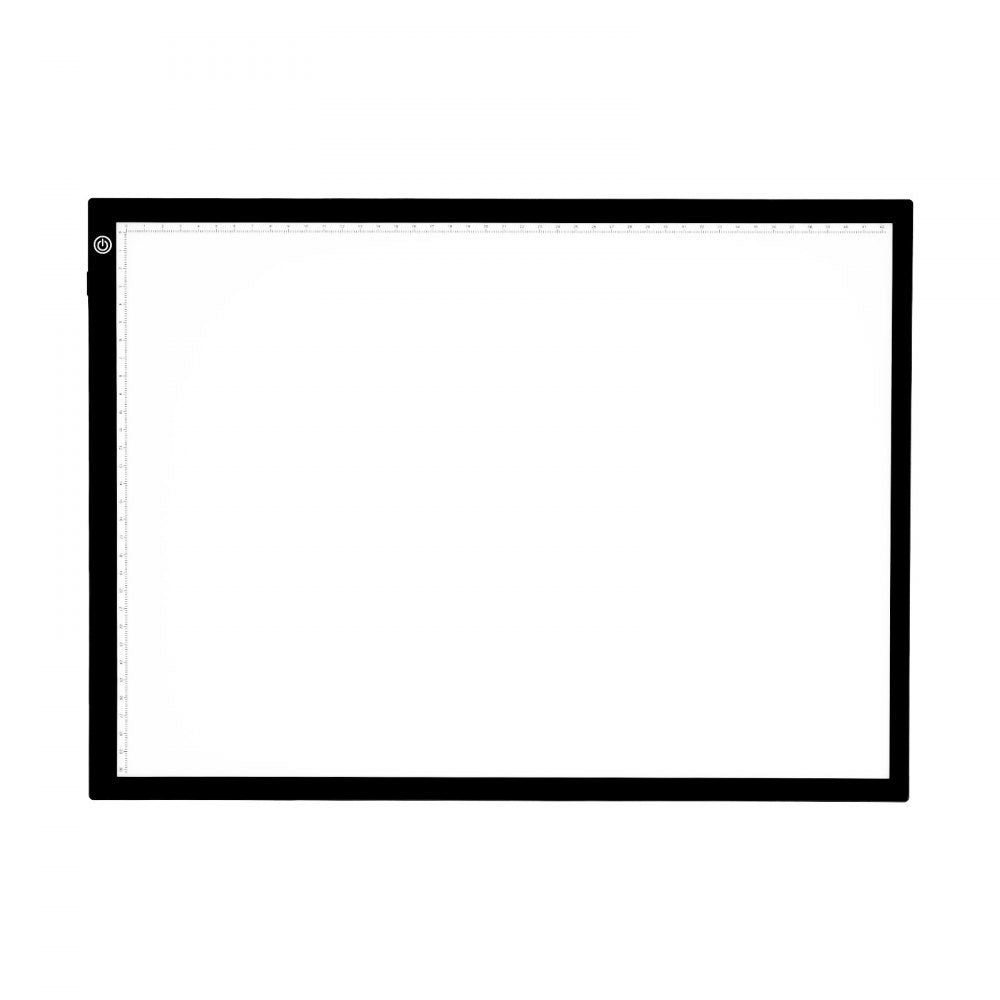 VEVOR Light Board, A3 LED Light Pad with 3 Level Dimmable Brightness, USB Powered Light Table for Tracing, Light Box for Diamond Painting, Animation, Sketching, Drawing, Stenciling, Artists (Black)