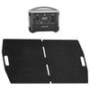 VEVOR Portable Power Station with 100W Solar Panel, 600W Solar Generator Power Station, 493Wh LiFePO4 Battery Backup with 8 Output Ports for Home Emergency, Outdoor Camping, RV Travel