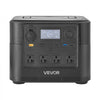 VEVOR Portable Power Station with 200W Solar Panel, 1200W Solar Generator Power Station, 806Wh LiFePO4 Battery Backup with 9 Output Ports for Home Emergency, Outdoor Camping, RV Travel