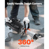 VEVOR Demolition Jack Hammer, 2800 W Powerful Electric Jackhammer, 1200 BPM Concrete Breaker with a Point Chisel, a Flat Chisel, Carrying Case, Gloves, for Concrete, Wall, Brick, Tile and Foundation
