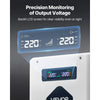 VEVOR Step Up Voltage Converter, 3000VA, Heavy Duty Voltage Power Converter, 110V to 220V Power Transformer, with 2 EU Outlets, USB Output, LCD Display, Temperature Protection, for 220V Appliances