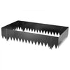 VEVOR Galvanized Steel Landscape Edging, 6-Pack 40 x 10 Inch Metal Edging for Landscaping with 8 Mounting Clips, Heavy Duty Metal Garden Edge Border for Flower Bed, Yard Pathway, Black