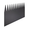VEVOR Steel Landscape Edging, 4 Packs 40 x 12 in Rust-Resistant Metal Landscape Edging, Bendable Garden Edging Border, Heavy Duty Lawn Edging, Easy-to-Install, Flower Bed Yard Pathway Divider Black