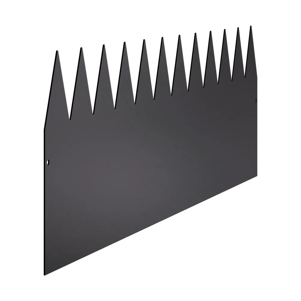 VEVOR Steel Landscape Edging, 4 Packs 40 x 12 in Rust-Resistant Metal Landscape Edging, Bendable Garden Edging Border, Heavy Duty Lawn Edging, Easy-to-Install, Flower Bed Yard Pathway Divider Black