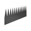 VEVOR Steel Landscape Edging, 4 Packs 40 x 8 in Rust-Resistant Metal Landscape Edging, Bendable Garden Edging Border, Heavy Duty Lawn Edging, Easy-to-Install, Flower Bed Yard Pathway Divider Black