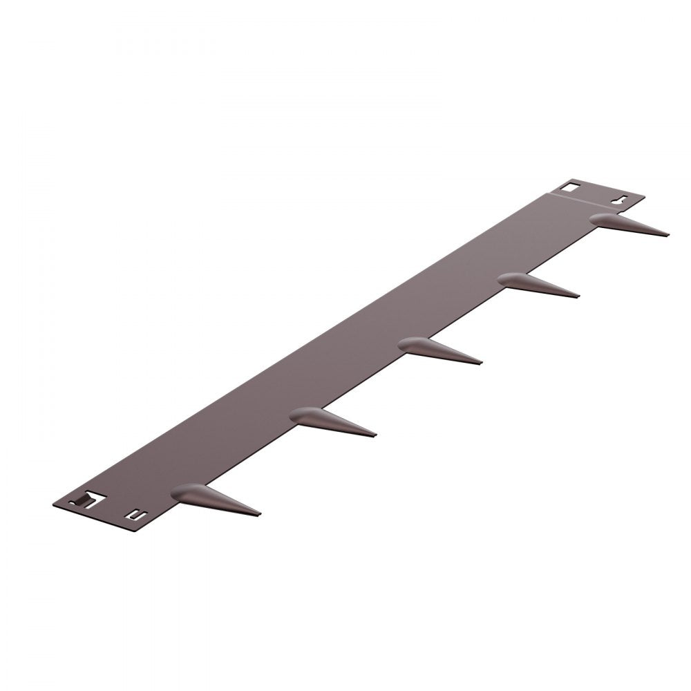 VEVOR Steel Landscape Edging, 5 Packs 39 x 4 in Rust-Resistant Metal Landscape Edging, Bendable Garden Edging Border, Heavy Duty Lawn Edging, Easy-to-Install, Flower Bed Yard Pathway Divider Brown