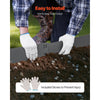 VEVOR Steel Landscape Edging, 5 Packs 39 x 3 in Rust-Resistant Metal Landscape Edging, Bendable Garden Edging Border, Heavy Duty Lawn Edging, Easy-to-Install, Flower Bed Yard Pathway Divider Dark Gray