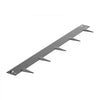 VEVOR Steel Landscape Edging, 5 Packs 39 x 3 in Rust-Resistant Metal Landscape Edging, Bendable Garden Edging Border, Heavy Duty Lawn Edging, Easy-to-Install, Flower Bed Yard Pathway Divider Dark Gray