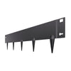VEVOR Steel Landscape Edging, 5 Packs 39 x 4 in Rust-Resistant Metal Landscape Edging, Bendable Garden Edging Border, Heavy Duty Lawn Edging, Easy-to-Install, Flower Bed Yard Pathway Divider Black
