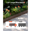 VEVOR Steel Landscape Edging, 5 Packs 39 x 3 in Rust-Resistant Metal Landscape Edging, Bendable Garden Edging Border, Heavy Duty Lawn Edging, Easy-to-Install, Flower Bed Yard Pathway Divider Brown
