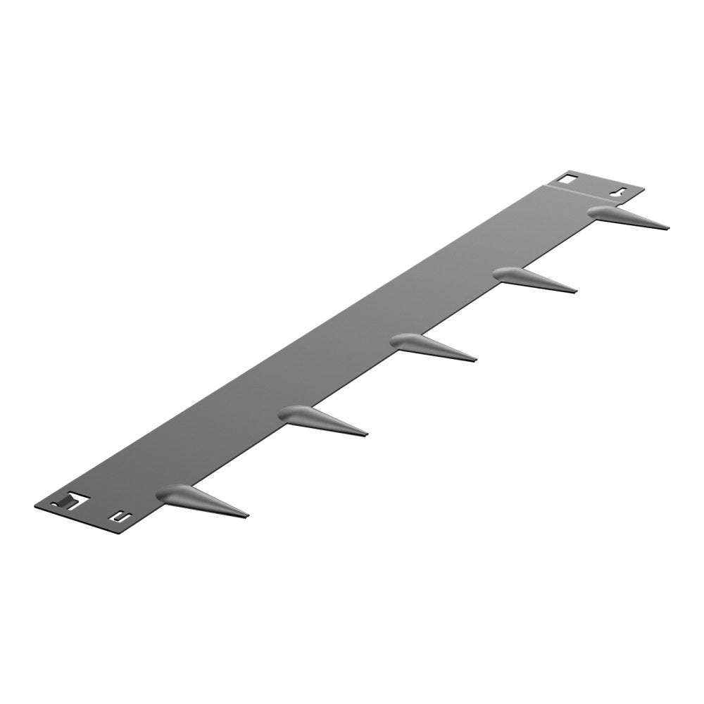 VEVOR Steel Landscape Edging, 5 Packs 39 x 4 in Rust-Resistant Metal Landscape Edging, Bendable Garden Edging Border, Heavy Duty Lawn Edging, Easy-to-Install, Flower Bed Yard Pathway Divider Dark Gray