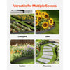 VEVOR Steel Landscape Edging, 5 Packs 39 x 5 in Rust-Resistant Metal Landscape Edging, Bendable Garden Edging Border, Heavy Duty Lawn Edging, Easy-to-Install, Flower Bed Yard Pathway Divider Black
