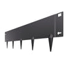 VEVOR Steel Landscape Edging, 5 Packs 39 x 5 in Rust-Resistant Metal Landscape Edging, Bendable Garden Edging Border, Heavy Duty Lawn Edging, Easy-to-Install, Flower Bed Yard Pathway Divider Black