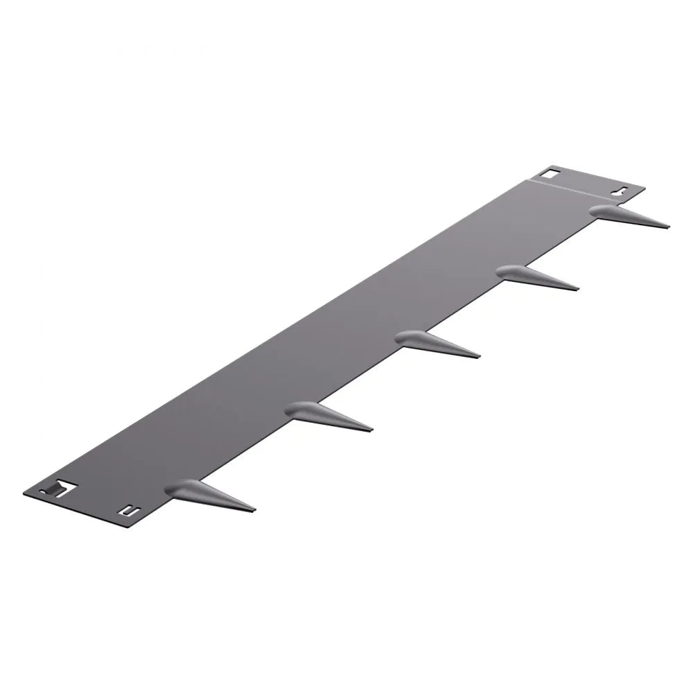 VEVOR Steel Landscape Edging, 5 Packs 39 x 5 in Rust-Resistant Metal Landscape Edging, Bendable Garden Edging Border, Heavy Duty Lawn Edging, Easy-to-Install, Flower Bed Yard Pathway Divider Dark Gray
