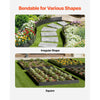 VEVOR Steel Landscape Edging, 6 Packs 40 x 6 in Rust-Resistant Metal Landscape Edging, Bendable Garden Edging Border, Heavy Duty Lawn Edging, Easy-to-Install, Flower Bed Yard Pathway Divider Black