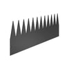 VEVOR Steel Landscape Edging, 6 Packs 40 x 8 in Rust-Resistant Metal Landscape Edging, Bendable Garden Edging Border, Heavy Duty Lawn Edging, Easy-to-Install, Flower Bed Yard Pathway Divider Black
