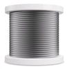 VEVOR Wire Rope, 1/4" 250 ft Zinc Galvanized Carbon Steel Cable with Gloves, 7000 lbs Breaking Strength, 7 x 19 Strands Construction Marine Aircraft Grade for Handrail Stair Decking Fence Outdoors