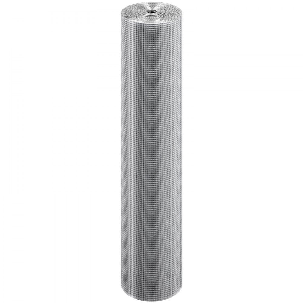 VEVOR Hardware Cloth, 1/4 inch 36in x 100 ft 23 Gauge, Hot Dipped Galvanized Wire Mesh Roll, Chicken Wire Fencing, Wire Mesh for Rabbit Cages, Garden, Small Rodents