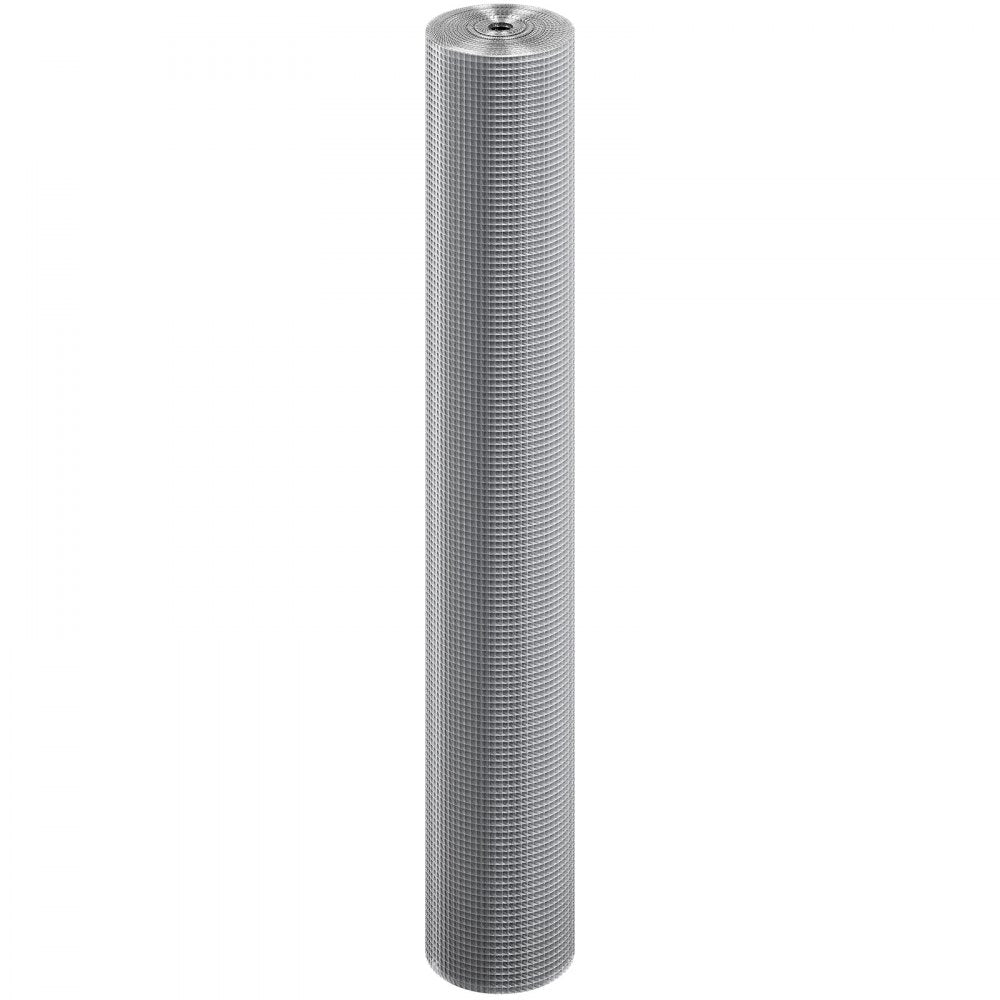 VEVOR Hardware Cloth, 1/4 inch 36in x 50 ft 23 Gauge, Hot Dipped Galvanized Wire Mesh Roll, Chicken Wire Fencing, Wire Mesh for Rabbit Cages, Garden, Small Rodents
