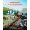 VEVOR Electric Fence Netting, 42 in (H) x 164 ft (L), PE Net Fencing with Posts & Double-Spiked Stakes, Utility Portable Electric Fence for Pigs, Cows, Sheep, Deer, Used in Backyards, Farms, Ranches