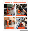 VEVOR Hydraulic Bottle Jack 10 Ton (22046.2 lbs) 9.06"-17.32" Lifting Range, for Heavy-Duty Pickup Truck, Truck, Large SUV, Auto Repair and House Lift, Multi-Directional Welded Jack with Long Handle