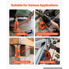 VEVOR Hydraulic Bottle Jack 20 Ton (44092.5 lbs) 9.65"-18.31" Lifting Range, for Construction Vehicle, Heavy-Duty Truck, Bus, Auto Repair and House Lift, Multi-Directional Welded Jack with Long Handle