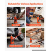 VEVOR Hydraulic Bottle Jack 4 Ton (8818.5 lbs) 7.64"-14.92" Lifting Range, for Midsize Sedan, Midsize SUV, Van, Auto Repair & House Lift, Multi-Directional Welded Jack with Carrying Case & Long Handle