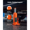 VEVOR Hydraulic Bottle Jack 6 Ton (13227.7 lbs) 8.66"-16.93" Lifting Range, for Full-Size SUV, Light-Duty Pickup, Commercial Van, Auto Repair House Lift, Multi-Directional Welded Jack with Long Handle