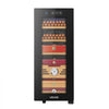 VEVOR Electric Humidor, 33L, 250 Counts Electric Cigar Humidor Cabinet with Cooling Temperature Control, Spanish Cedar Wood Shelves & Drawers, Mechanical Hygrometer, 4 Layers, Cooler for Household