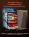 VEVOR Electric Humidor, 48L - Interior Shelves and Drawers
