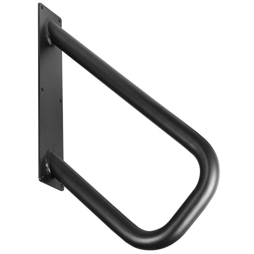 VEVOR Handrails for Outdoor Steps, 18.9" Length 1.3"Pipe Wall Mount Safety Railings for 1-2 Steps, Stair Handrail with Matte Black Finished,for Garden,Yard and Garage & Elderly,Pregnant Women, Disable