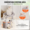VEVOR Cat Tree for Indoor Cats, 31.4" Cat Tree Tower with Cat Condo, Sisal Scratching Post, Hammock, Top Perch, Jumping Platform, Cat House with Hang Ball, Cat Furniture Activity Center, Light Grey