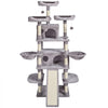 VEVOR Cat Tree for Indoor Cats, 68.5" Cat Tower with 2 Cat Condos, Sisal Scratching Post, Hammocks, Top Perches, Jumping Platforms and Ramp, Cat Furniture Activity Center with Hang Balls, Light Grey