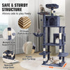 VEVOR Cat Tree for Indoor Cats, 68.5" Cat Tower with 2 Cat Condos, Sisal Scratching Post, Hammock, Top Perch, Jumping Platforms, Large Cat Furniture Activity Center with Hang Ball, Dark Grey