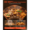 VEVOR Electric Hot Box Food Warmer, 16-Tier Commercial Warming Cabinet with Water Tray, Single-Door and Adjustable Shelves, Stainless Steel Food Warmer Cabinet, for Restaurant, Kitchen, Pizza, Chicken