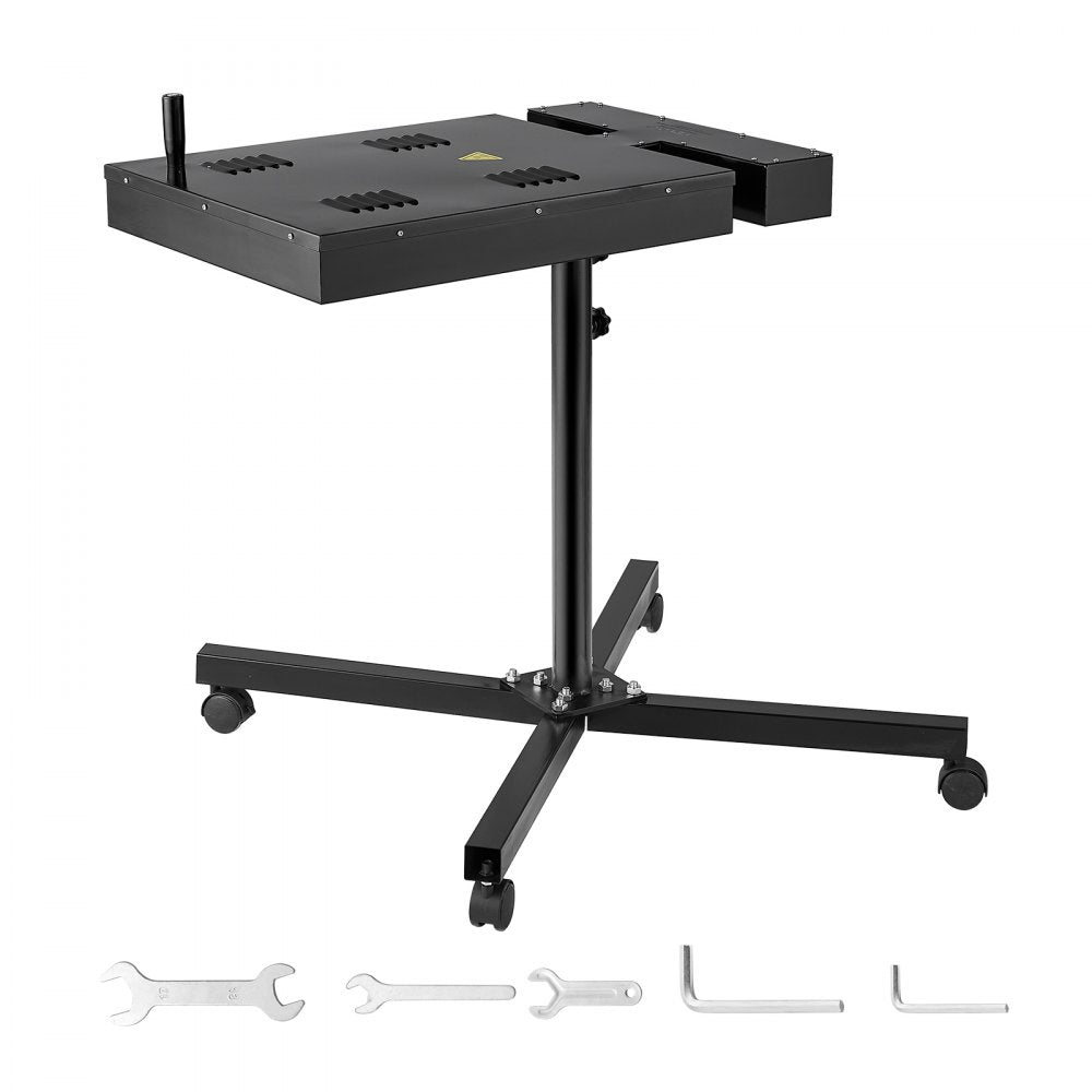 VEVOR Pro Flash Dryer 18x18 inch, Upgrade 2000W Electrical Control Box Flash Dryer for Screen Printing Machine with Height Adjustable Stand, 360° Rotation, X-Shaped Base, Steel T-Shirt Curing Machine