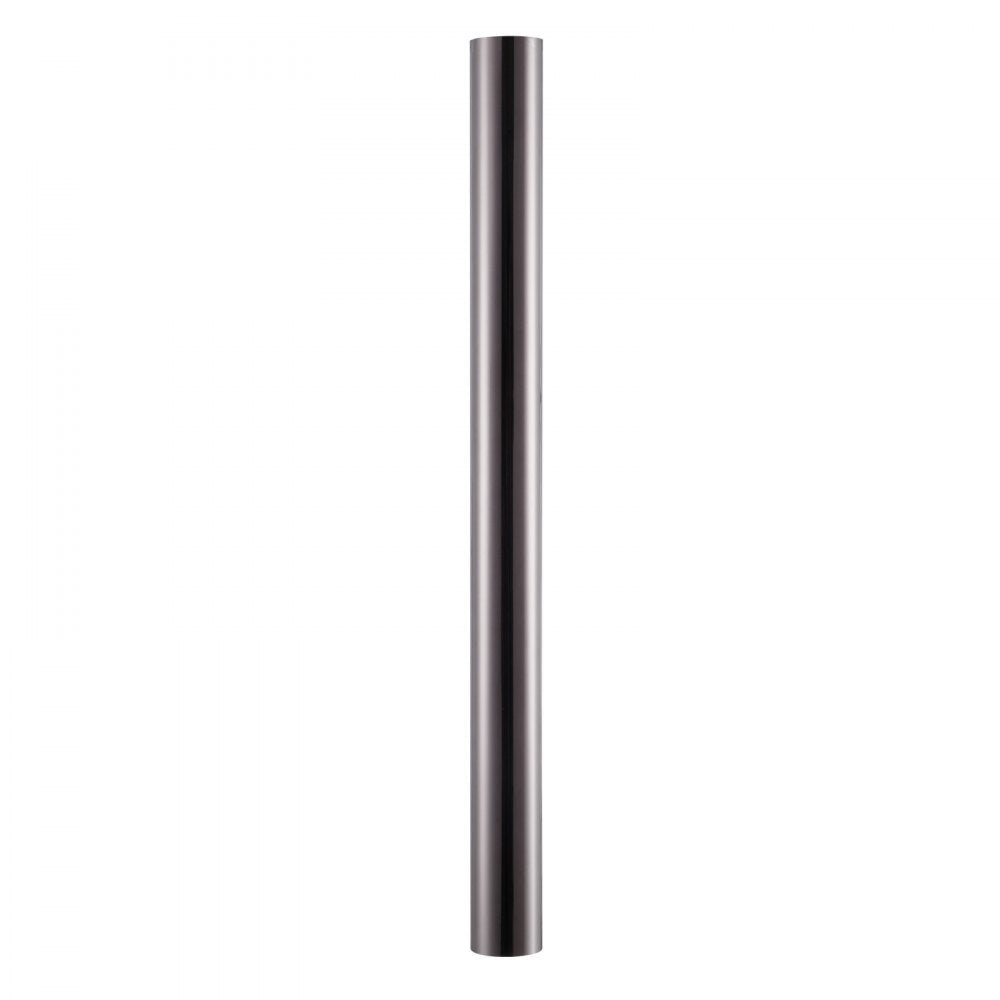 VEVOR Window Privacy Film, One Way Window Tint, Daytime Mirror Reflective Heat Control Glass, Static Cling Sun Blocking, See out Not in Window Film for Home and Office, Black-Silver, 36 in x 6.5 ft