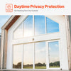 VEVOR Window Privacy Film, One Way Window Tint, Privacy Mirror Reflective Film, Sun Blocking Heat Control Glass, Self-Adhesive, See out Not in Window Film for Home and Office, Silver, 36 in x 49.3 ft