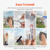VEVOR Window Privacy Film, One Way Window Tint, Privacy Mirror Reflective Film, Sun Blocking Heat Control Glass, Self-Adhesive, See out Not in Window Film for Home and Office, Silver, 36 in x 49.3 ft